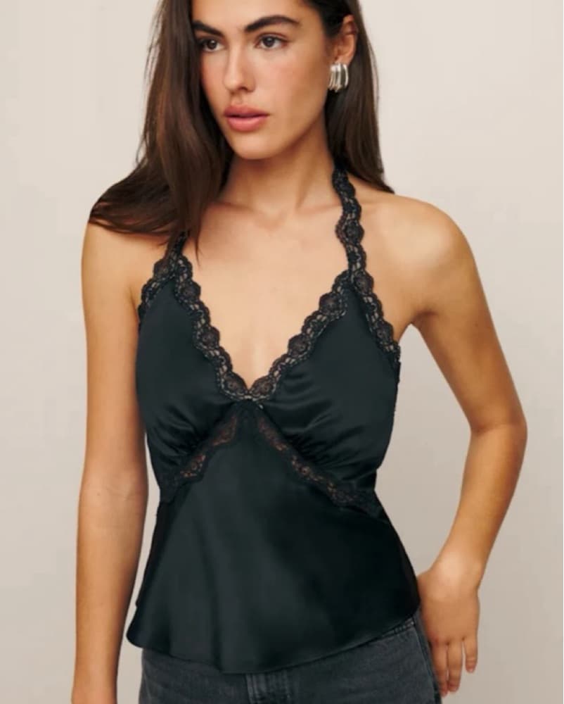 Reformation Monica Silk Top - Image 1