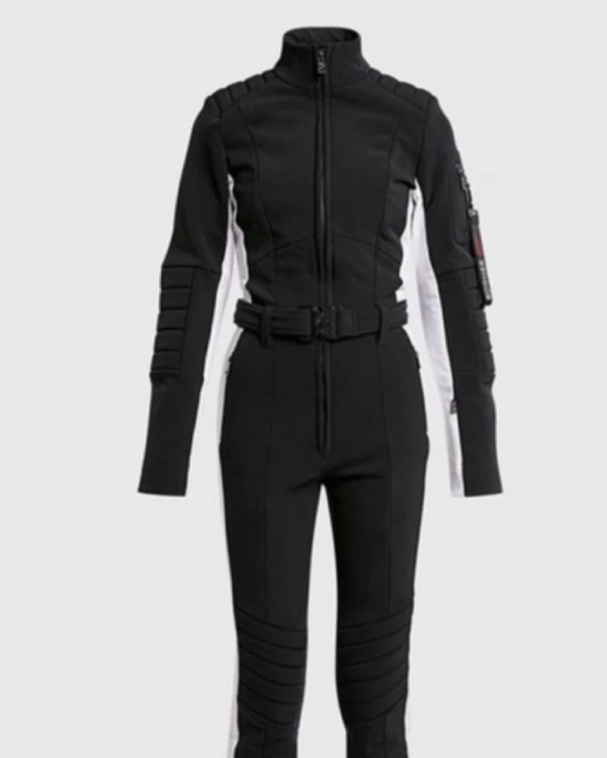 Bogner 007 Black and White Ski Suit - Image 4