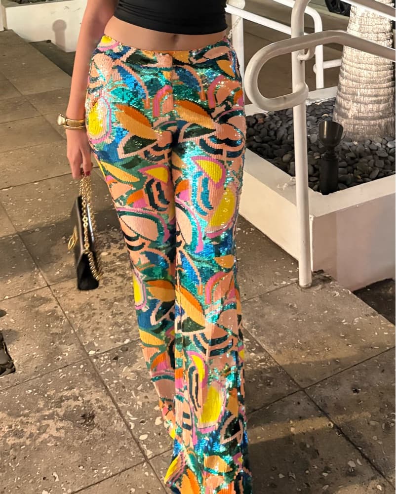 Ramy Brook Sequin Pants - Image 1
