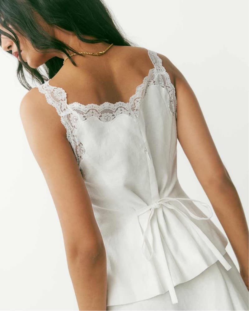 Reformation Josefina Linen Top - Image 2