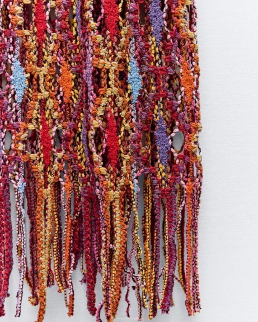 Finged Knit Dress - Image 6