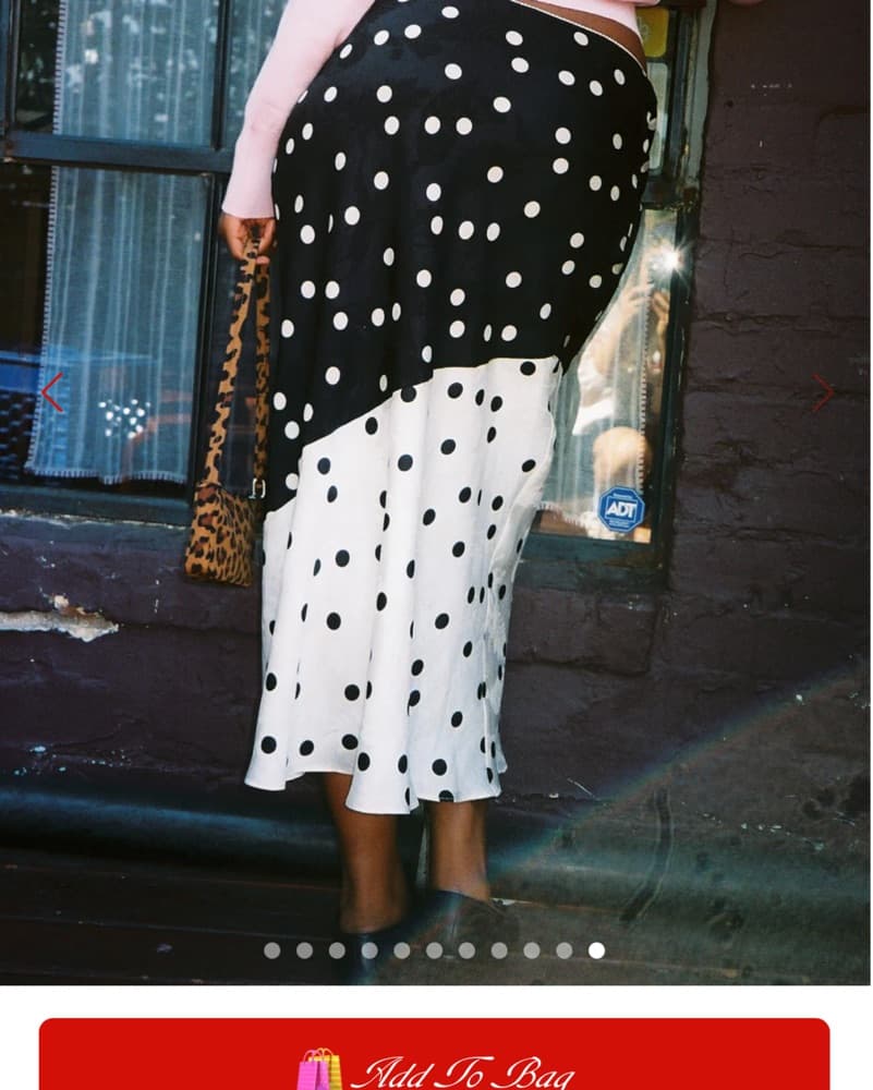 Lisa Says Gah Polka Dot Skirt - Image 4