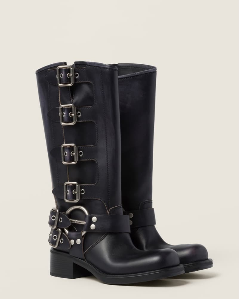 Miu miu Leather Boots - Image 5