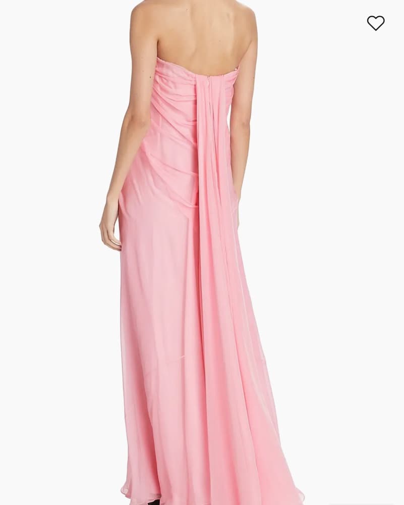 Alexander McQueen Pink Chiffon Gown - Image 2