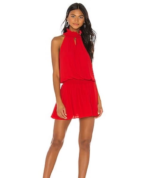 Amanda Uprichard Kimmie Dress - Red - Image 2