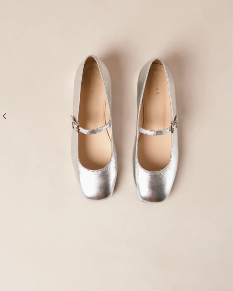  Aloha Silver Mary Jane Flats - 8.5  - Image 4