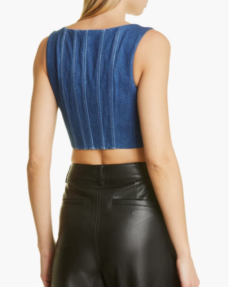 Staud Denim Top - Image 4