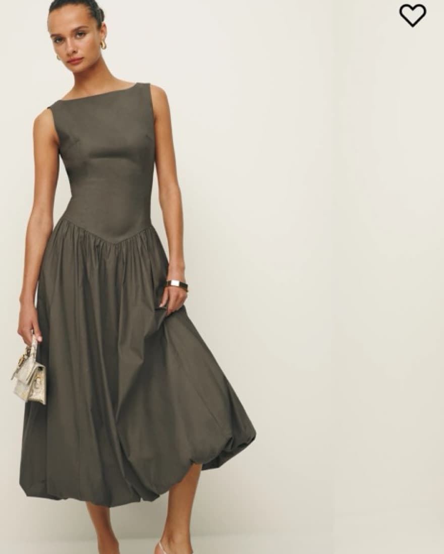 Reformation Elvira Dress In Morel - Image 5