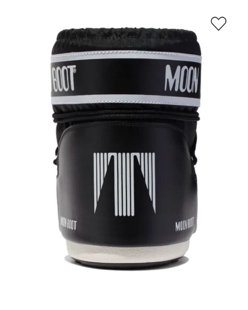 Moon Boots Low Icon Black White - Image 3