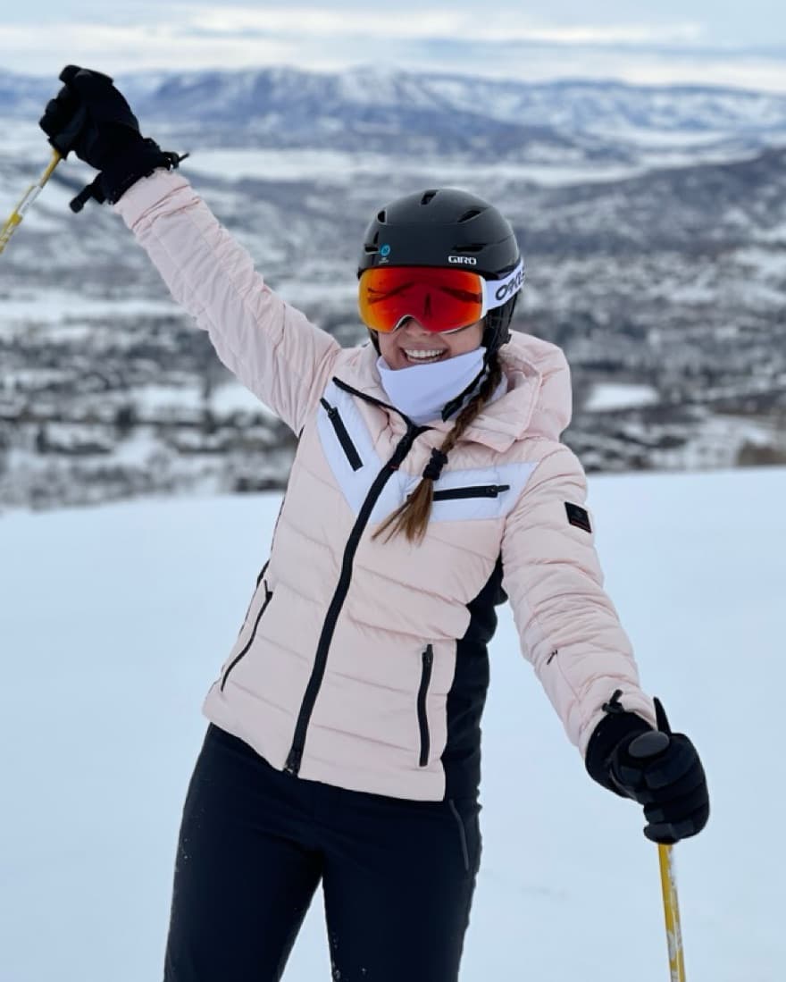 Bogner Light Pink Ski Jacket - Image 1
