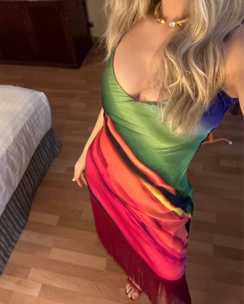 Mirae paris Fringe Dress - Image 5