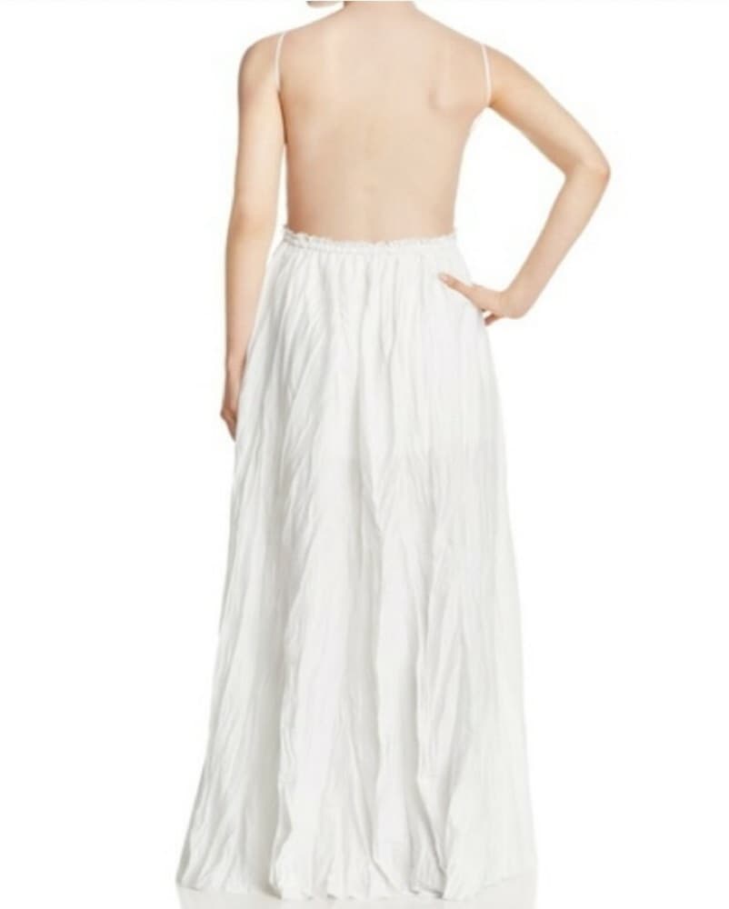 Open Back White Dress  - Image 4