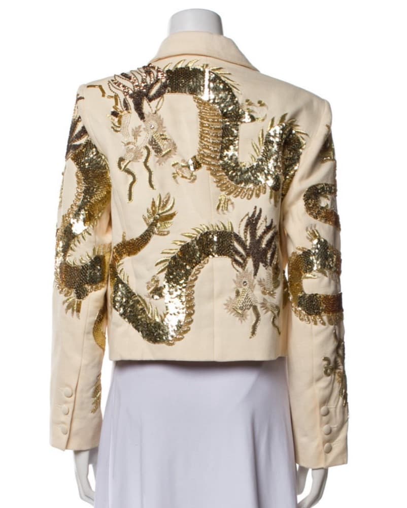 L'Agence Sequin Dragon Blazer - Image 2