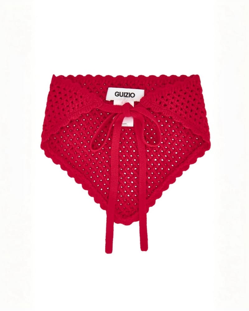 Guizio Knit Bandana Red - Image 3