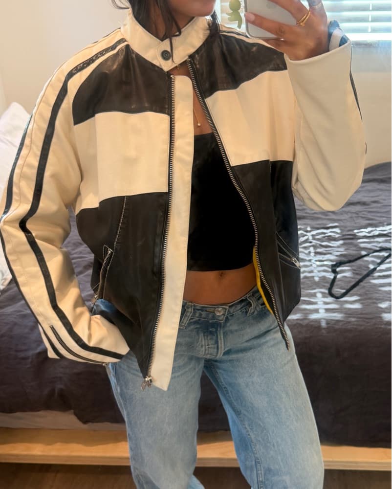 Free People Moto Leather Jacket  - Image 1