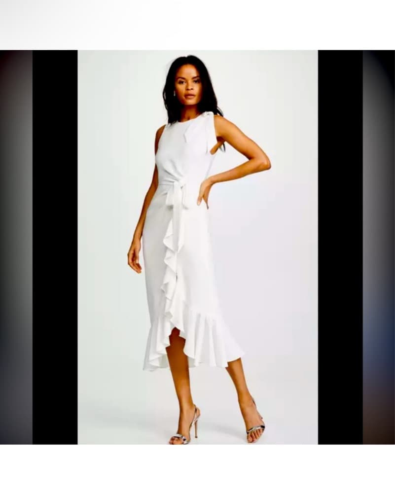 Cliq a sept, white dress - Image 1