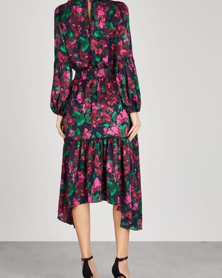 MISA Satin Midi Dress  - Image 2