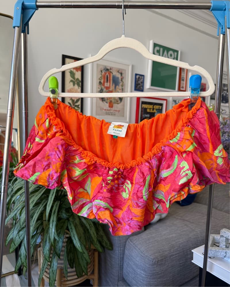 Farm Rio Vibrant Copacabana Crop Top - Image 5