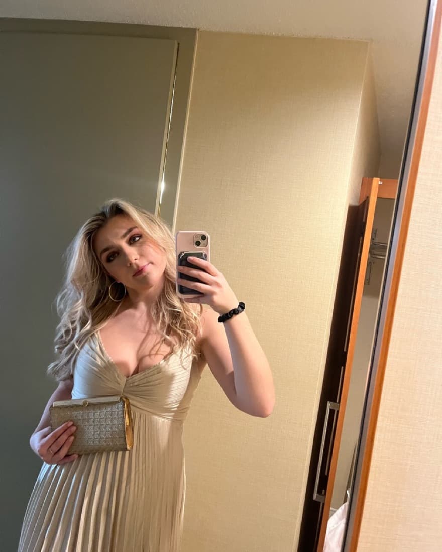 Gold Abercrombie Dress - Image 1