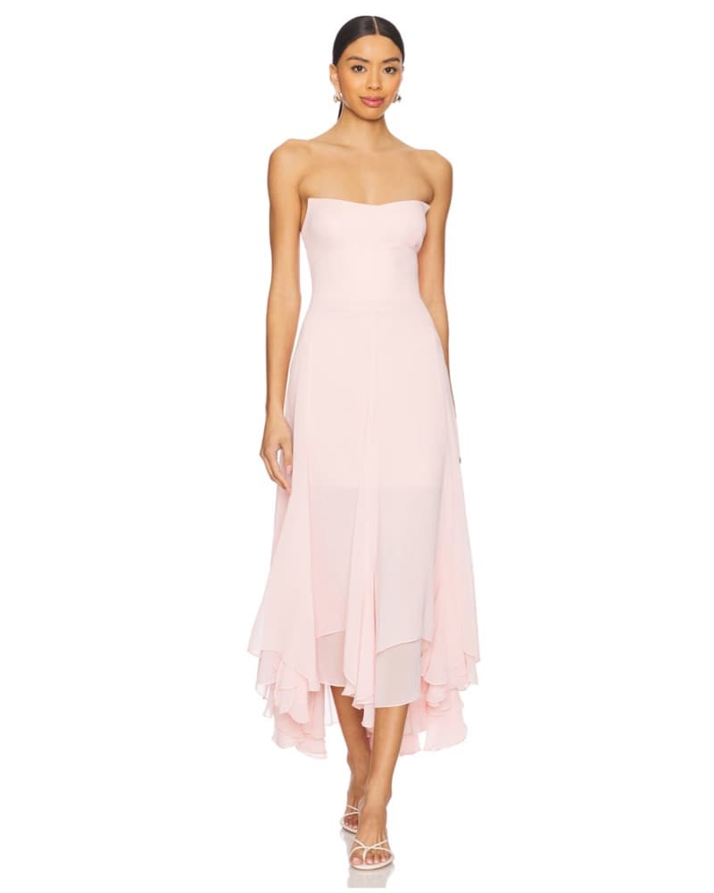 Amanda Uprichard Strapless Maxi Dress - Image 3