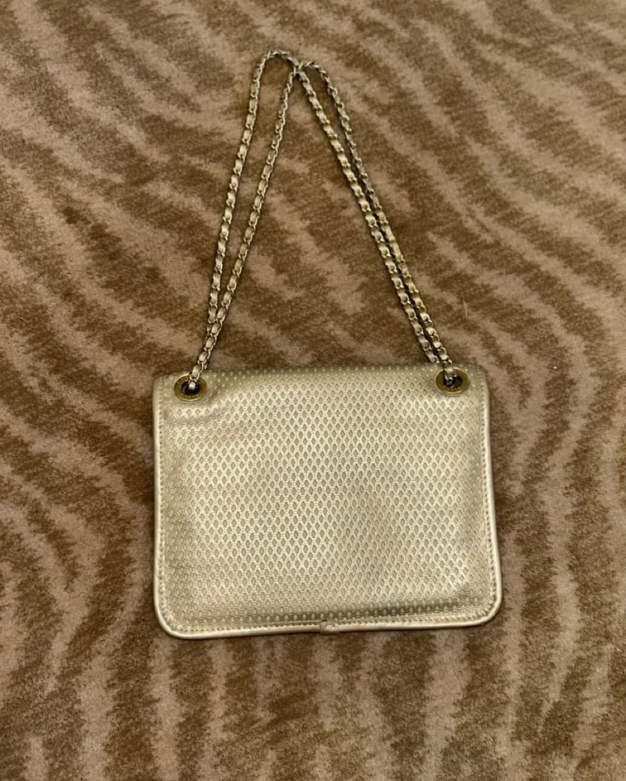 Chanel Chain-Strap Perforated Handbag  - Image 4