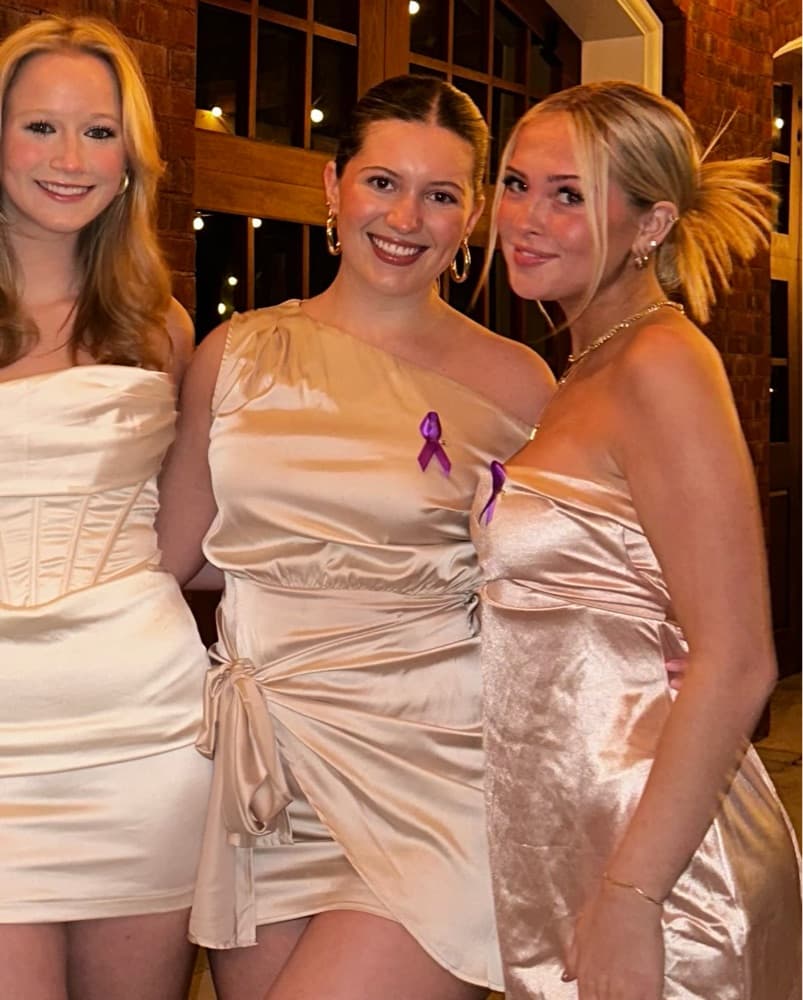 Satin Off The Shoulder Mini Dress - Image 2