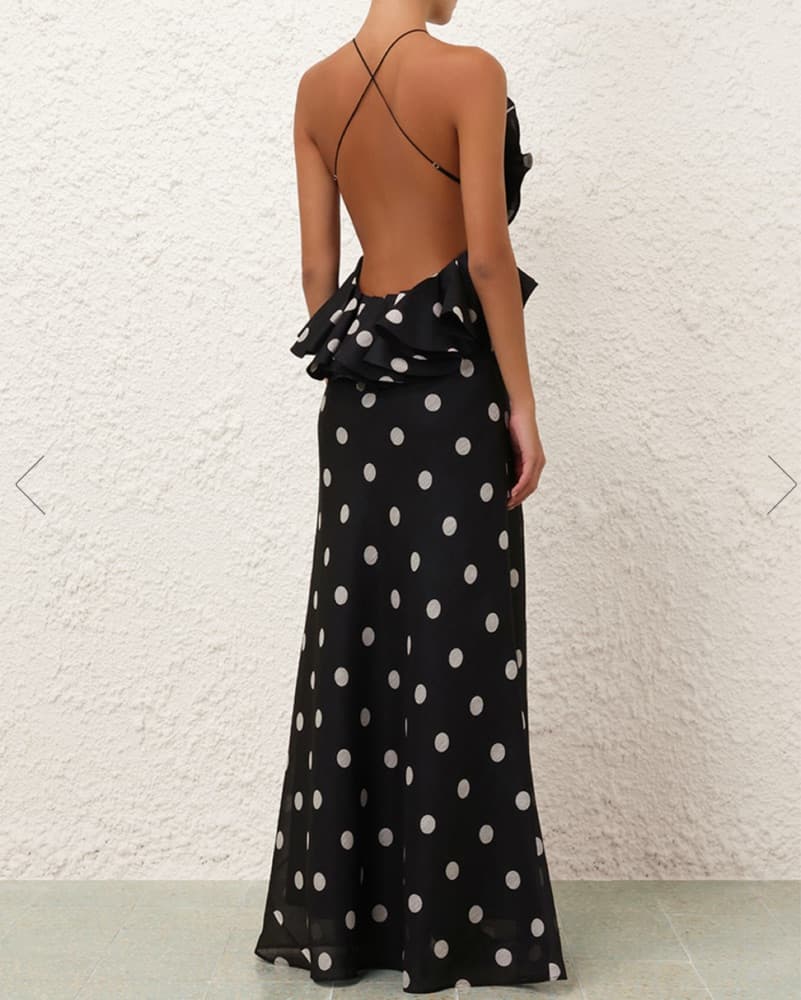 Zimmerman Crush Halter Dress Size 3 - Image 2