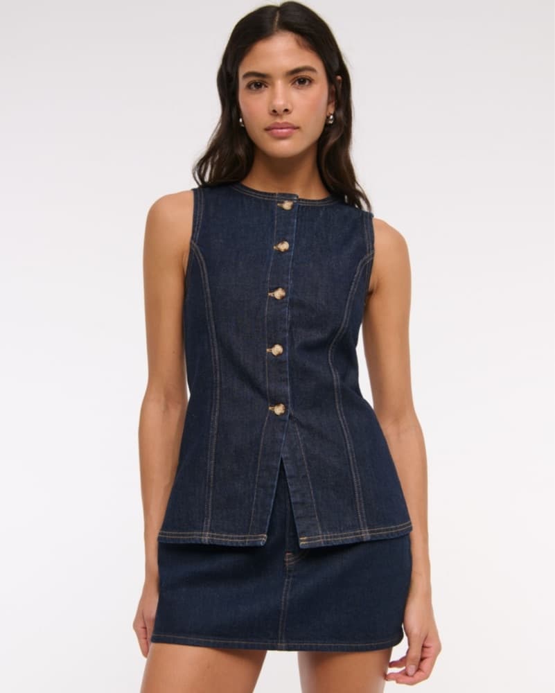Aercrombie Denim Vest - Image 2