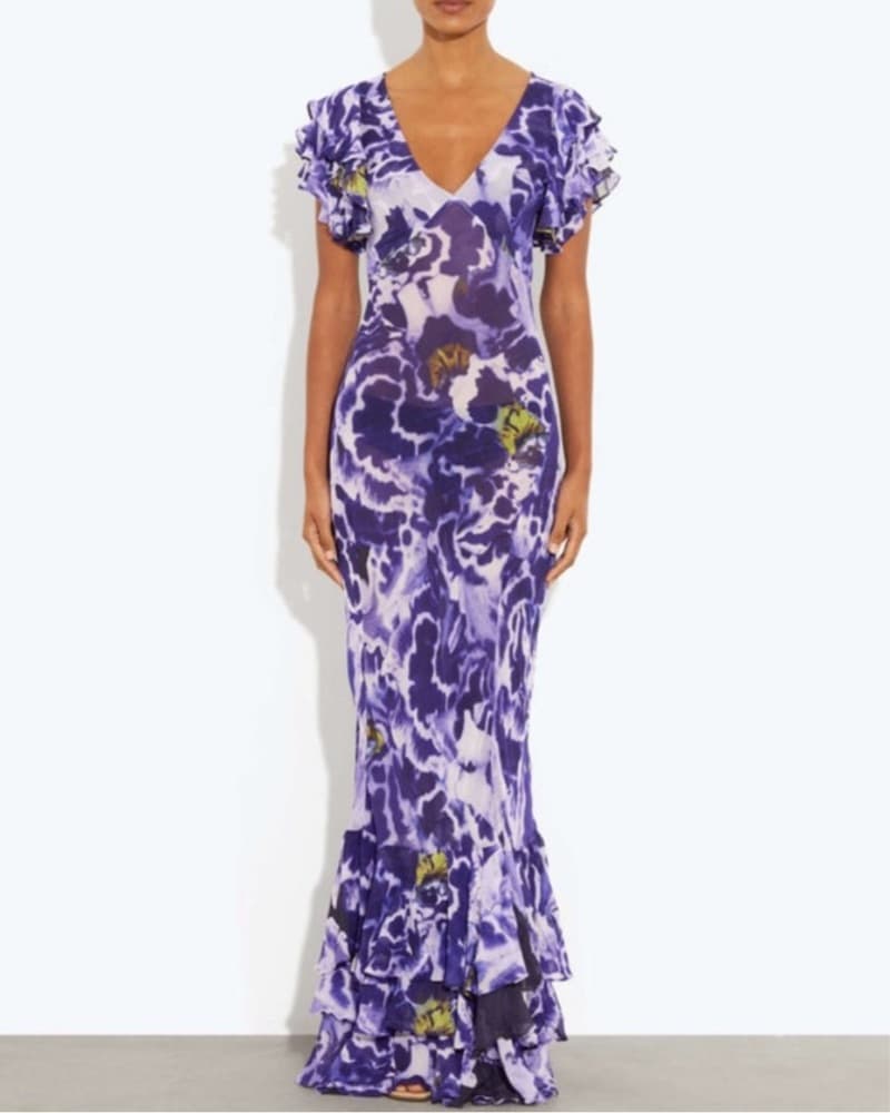 Rat And Boa Purple Dress - Image 2