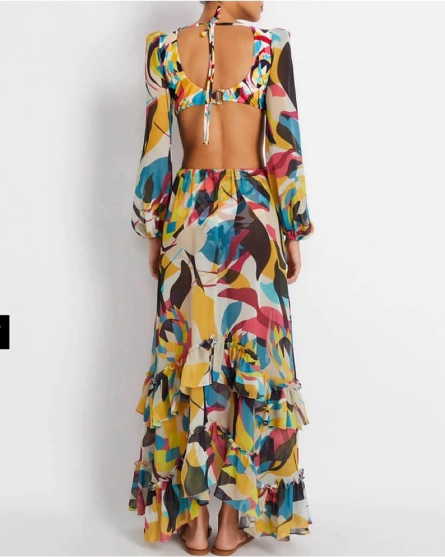 PatBo Protea Long Sleeve Cutout Dress - Image 2