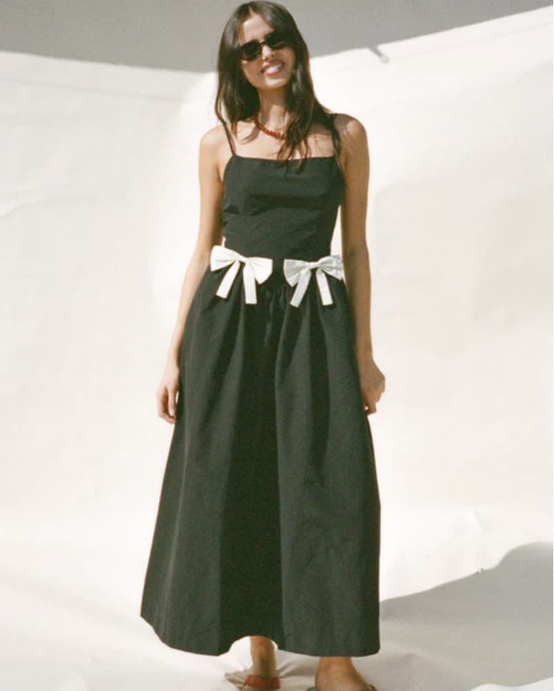 Ciao Lucia Neroni Dress W Bows! - Image 1