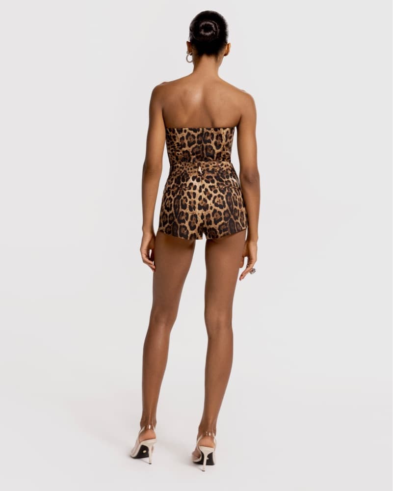 Bold Leopard Print Shorts - Image 4