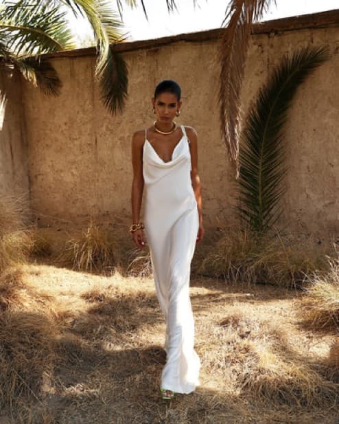 Rat and Boa Ophelia Dress White - Image 2