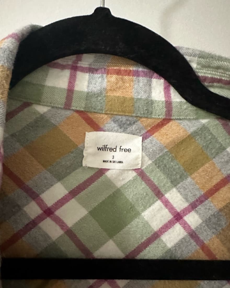 Plaid Button Up Dress - Image 3