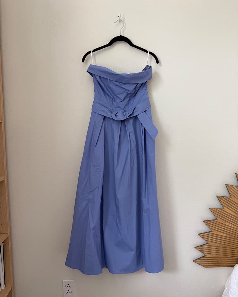 Lulus Elegant Periwinkle Midi Dress - Image 3