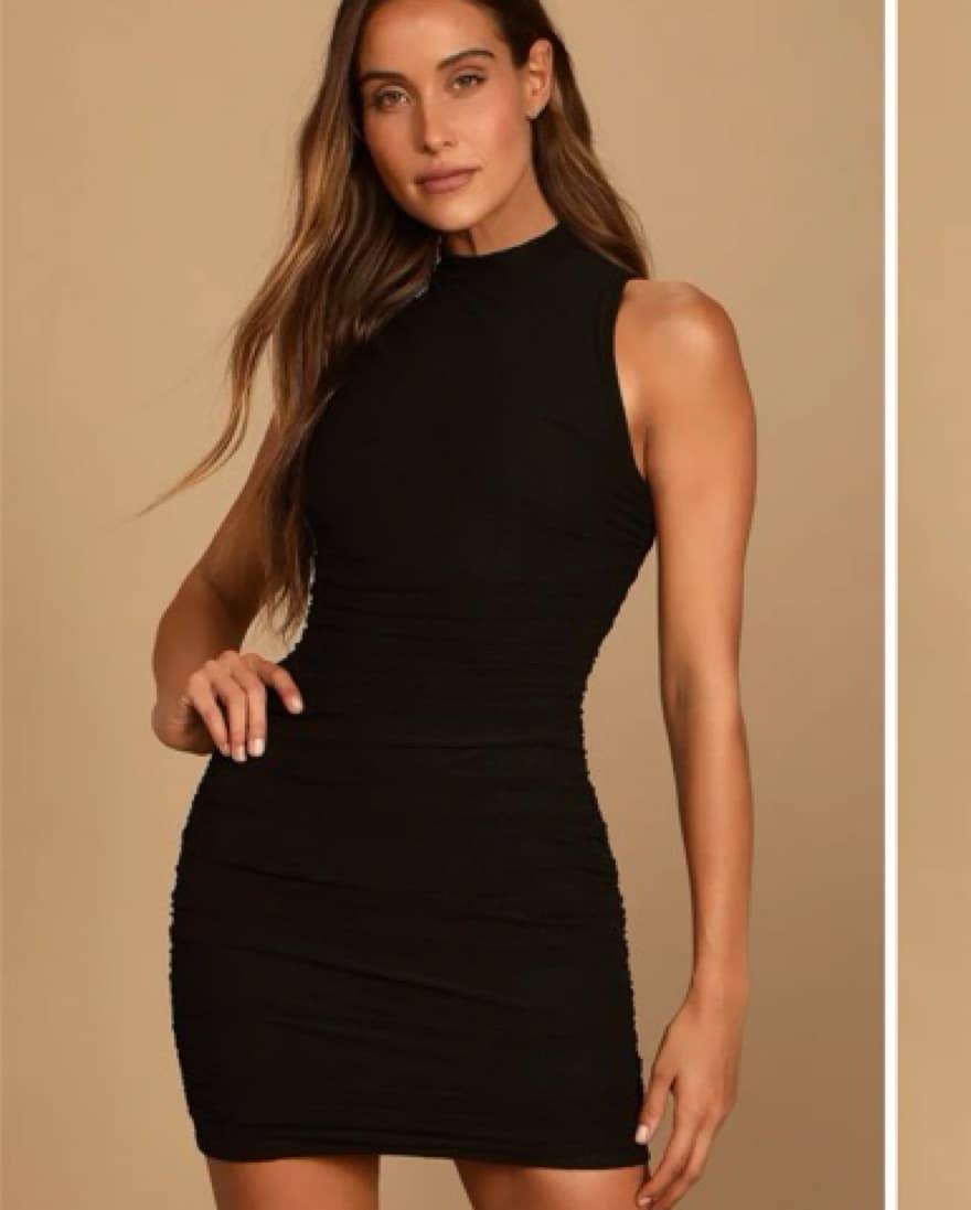 Lulus Black Dress - Image 2