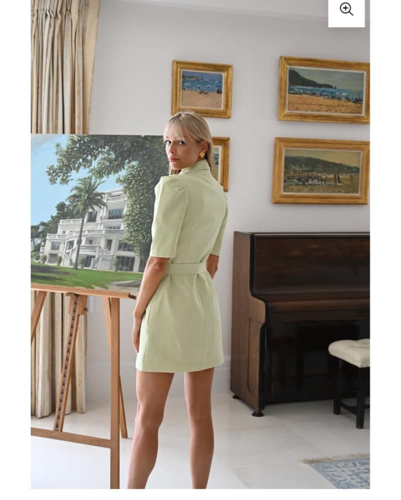 Randy Puff-sleeve Blazer Dress - Image 2