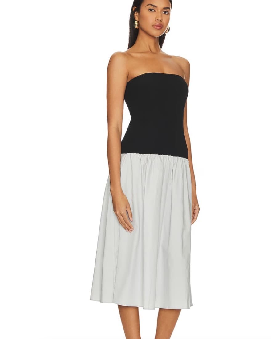 Strapless tube dress WEWOREWHAT in black - Image 1