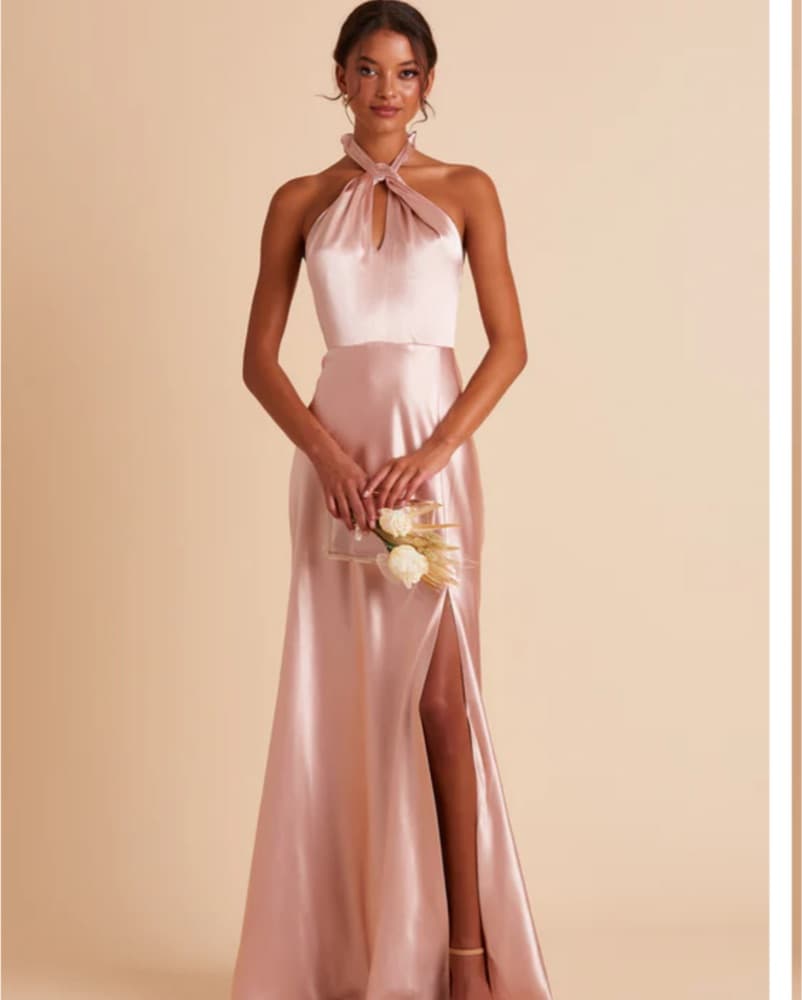 New With Tags - Satin Halter Gown - Image 4
