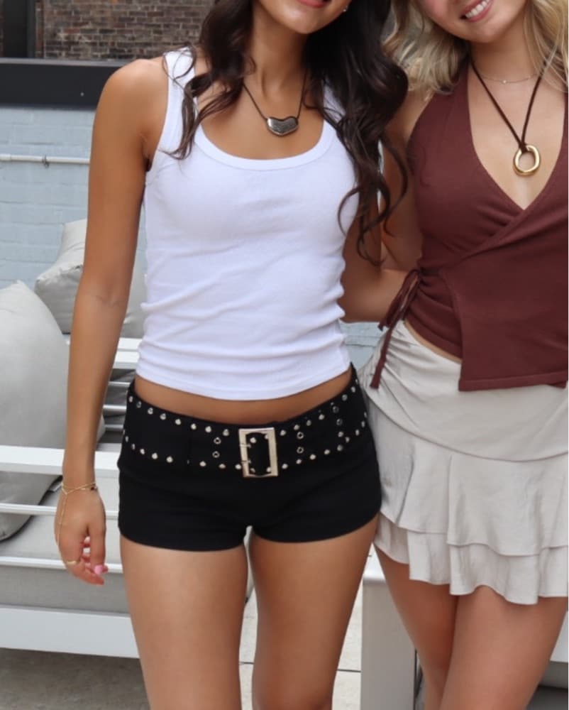Black Micro Shorts - Image 2