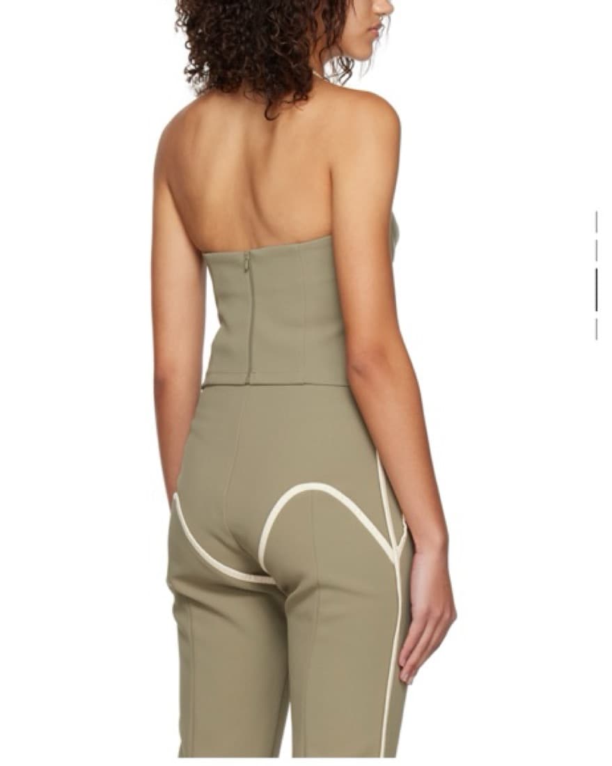 Paris Georgia Khaki Top And Pant - Image 3