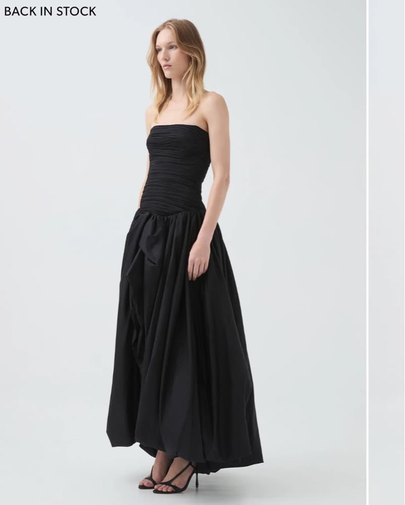 Aje. Violette Bubble Hem Maxi Dress   - Image 2