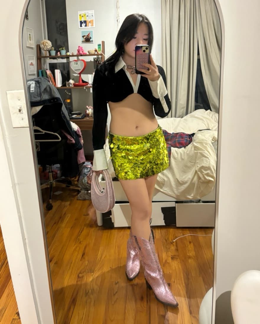 Danielle Guizio Mini Skirt - Image 1