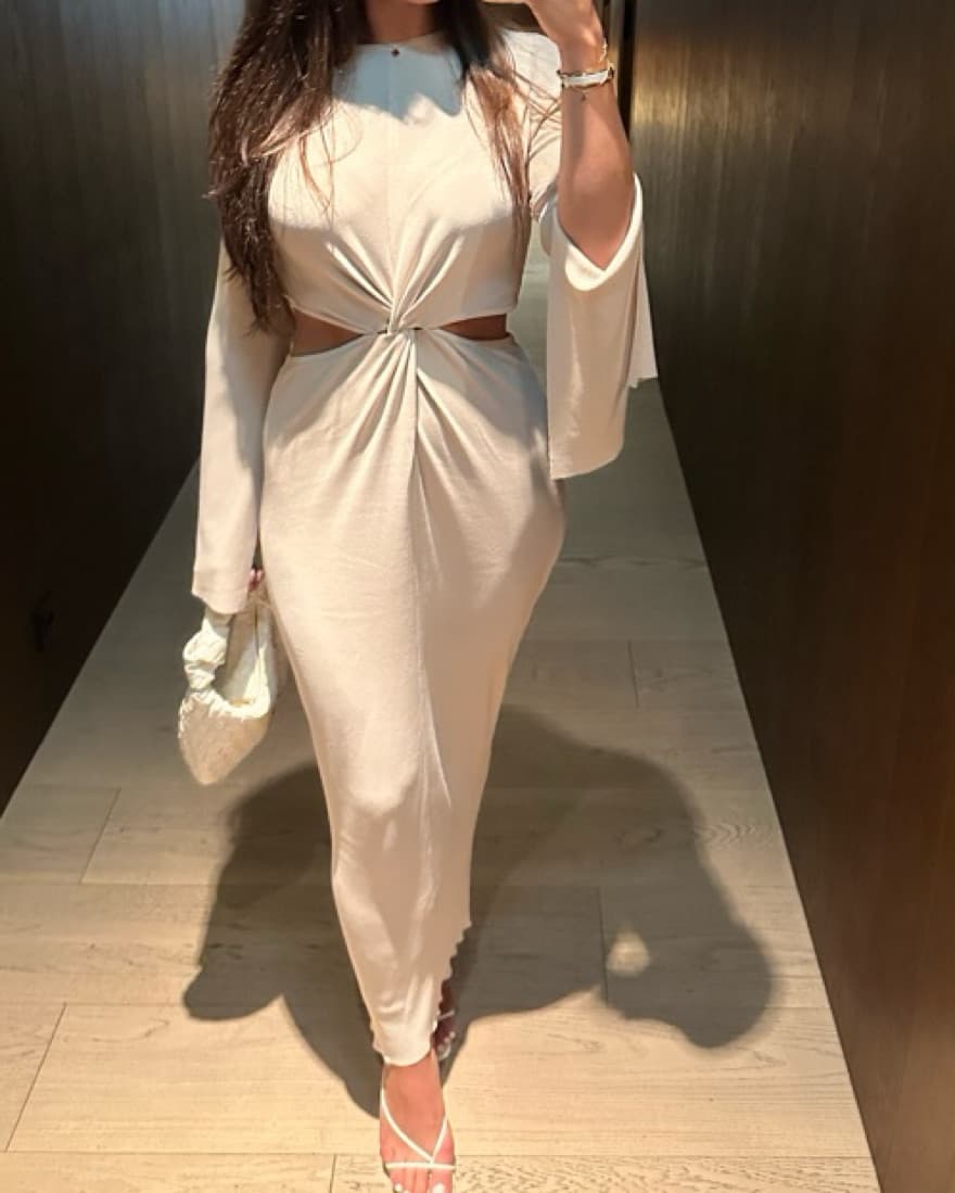 Zara Cut Out Knit Dress  - Image 2