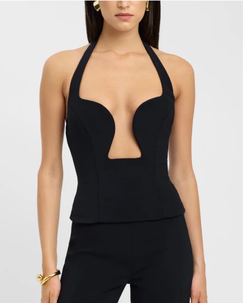 Kookai Cinching Low Cut Halter - Image 3