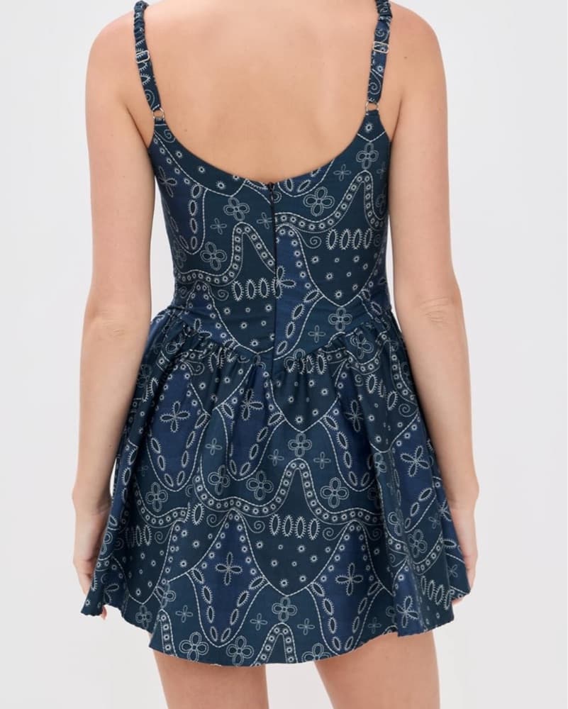 Bandana Print Mini Dress - Image 4