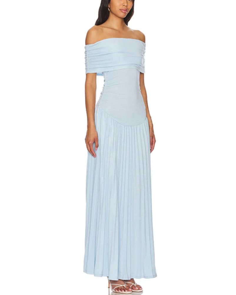Lioness Light Blue Drop-Waist Maxi - Image 2