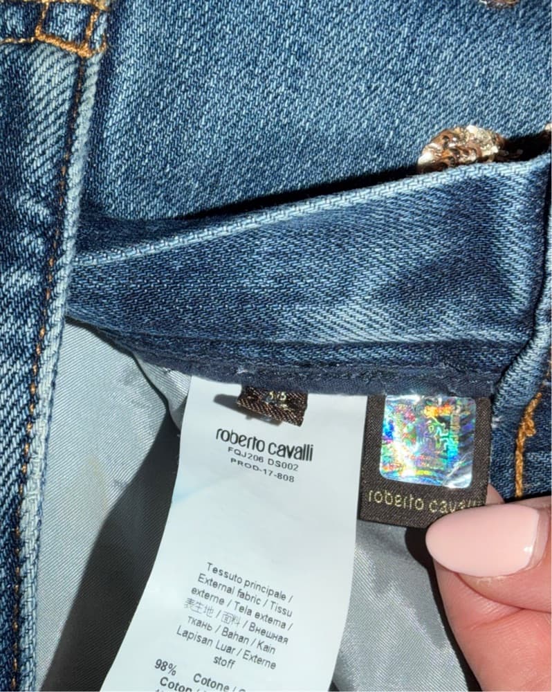 Roberto Cavali Embroidered Jeans - Image 6