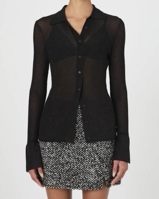 French Connection Sheer Top  - Image 1