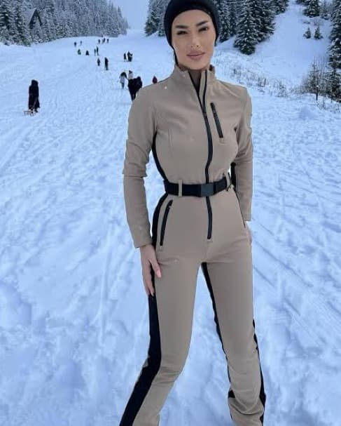 Small Zara Ski Suit - Beige  - Image 4